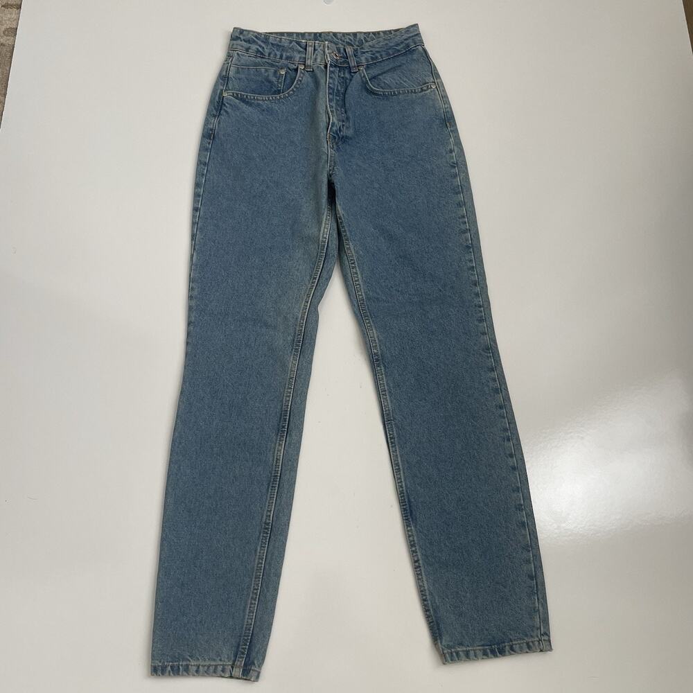 NEW Free People The Ragged Priest Back Slash Mom Jeans Sz 28 Distressed Tapered